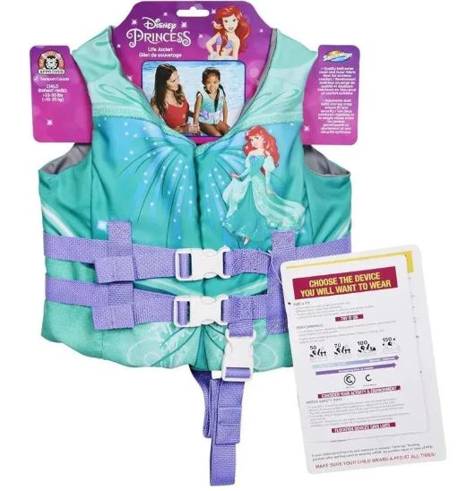 Life Jacket - Ariel, Spidey, Batman