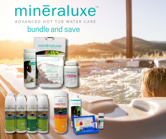 Mineraluxe Hot Tub Water Care Package for UV/Ozone Tubs