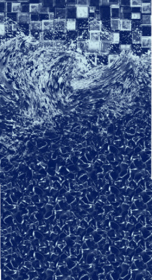 Full Print Beaded Above Ground Pool Liners