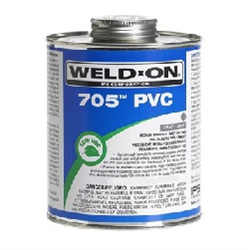 705 PVC Cement - Please Note: Weld on or Oatey Product may be shipped