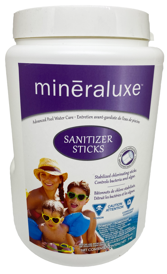 Mineraluxe Sanitizer Sticks for Pools 3kg
