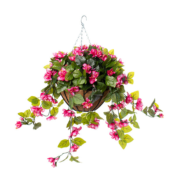 Floral Hanging Basket 24" x 22" - Various Colors