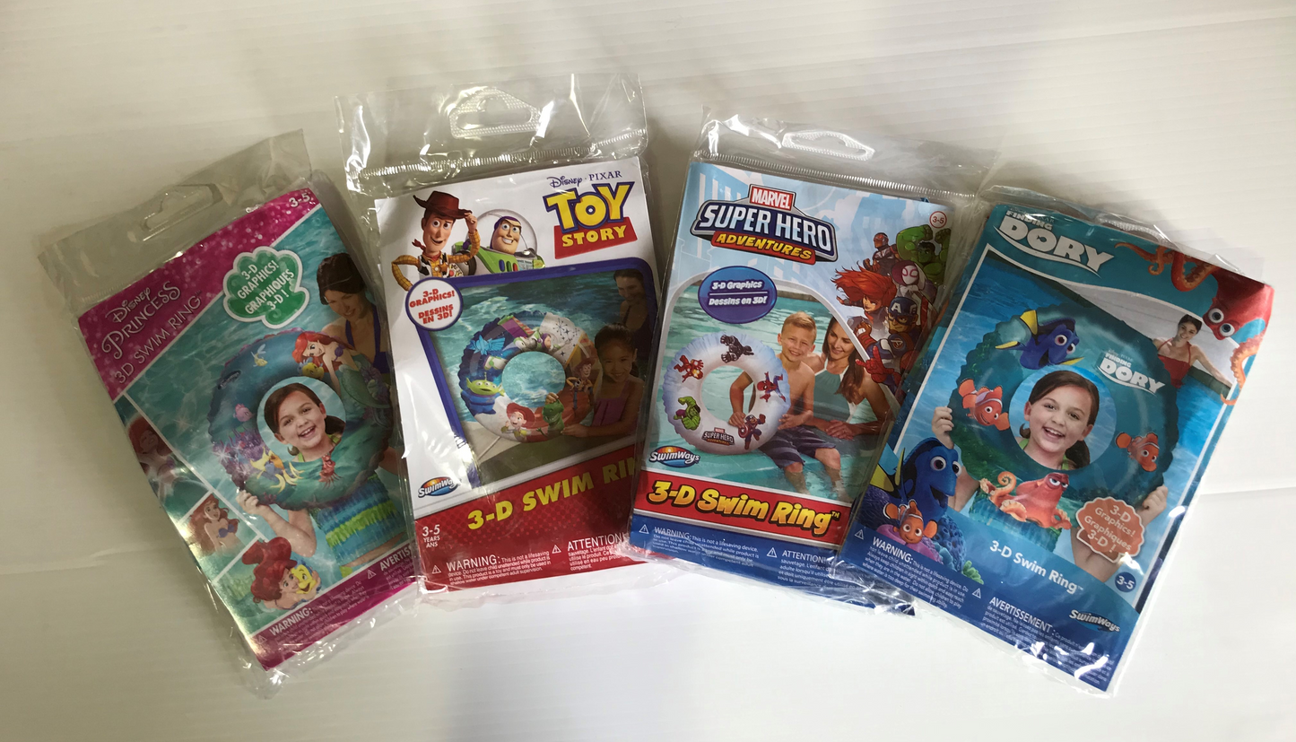 3D Swim Ring Disney/Marvel/StarWars
