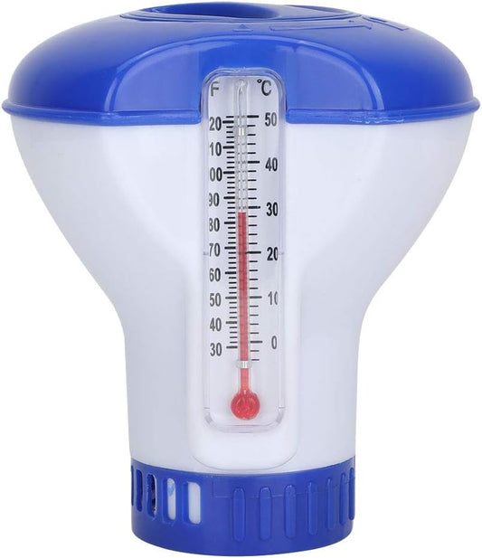 Chlorine Dispenser with Thermometer and Smart Refill Alert