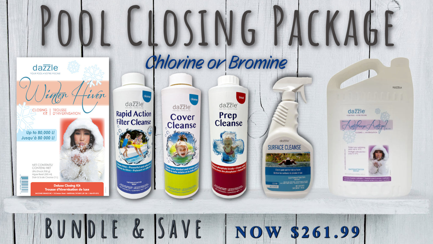 Chlorine / Bromine Pool Closing Water Care Package