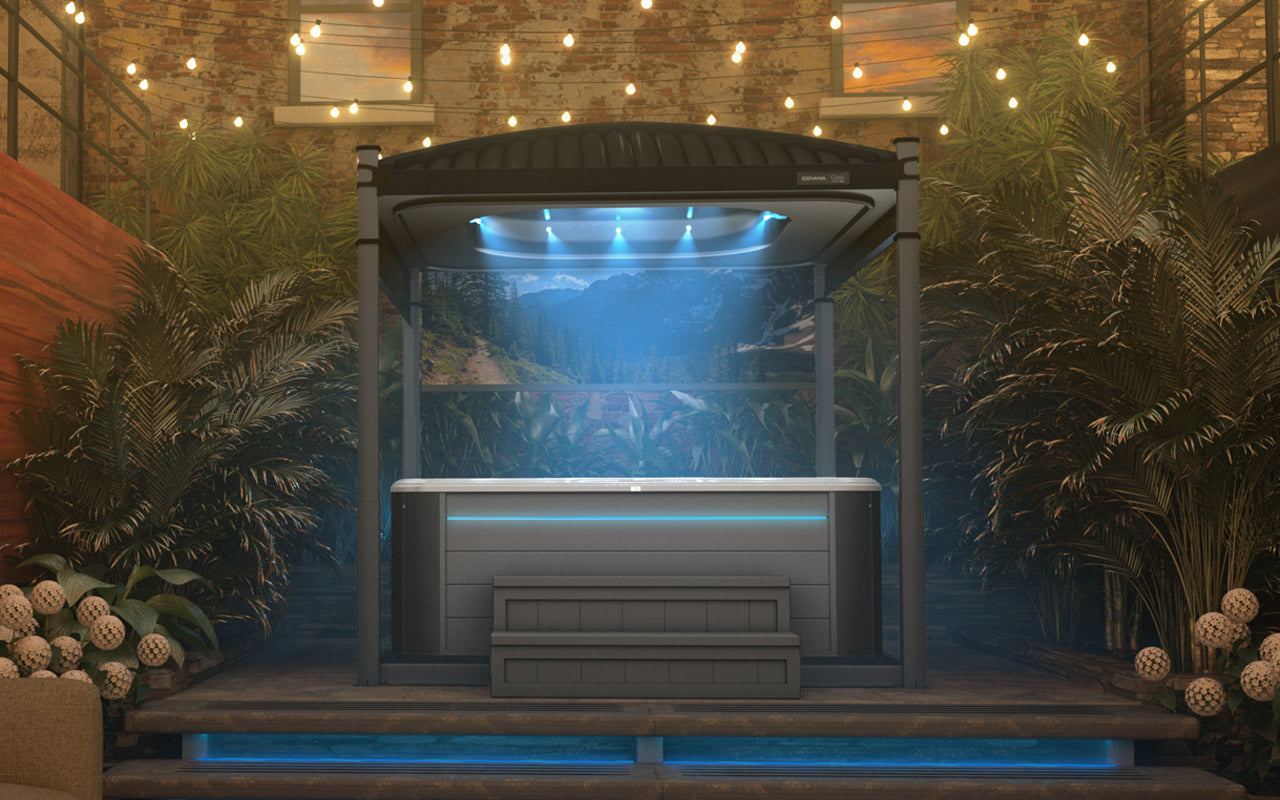 Covana Oasis; Midnight Edition - Automated Hot Tub Cover