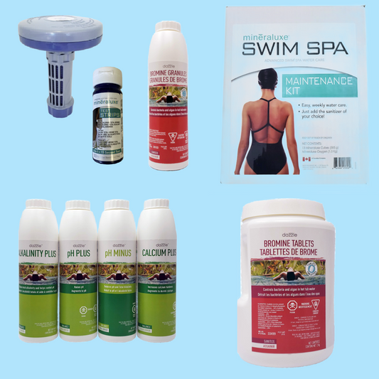 Swim Spa Mineraluxe Water Care Package (no UV/Ozone)