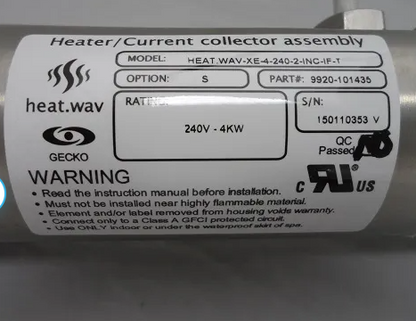 Gecko 4KW XE/YE Heater Manifold