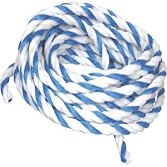 3/4" Blue and White Rope (per ft)