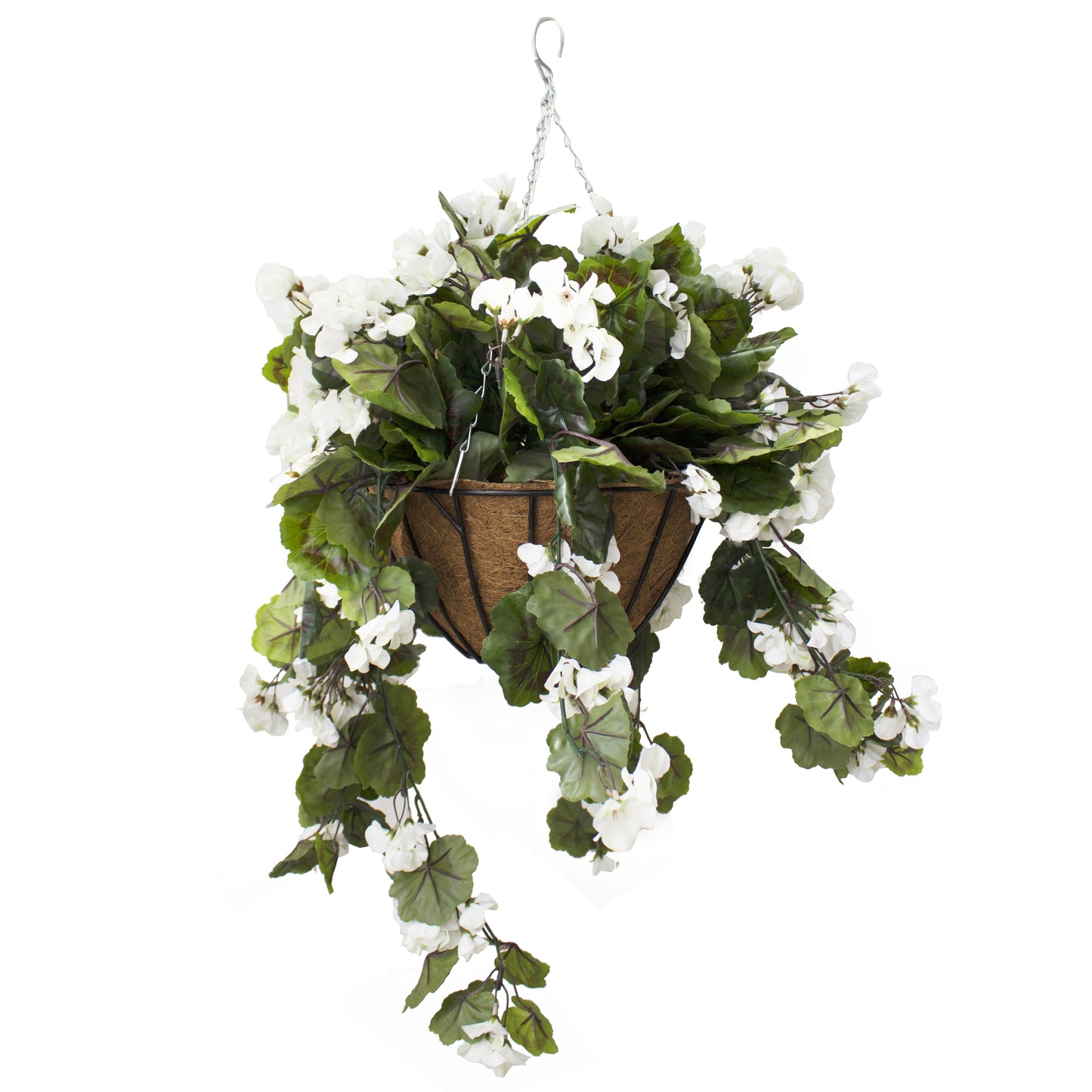 Floral Hanging Basket 24" x 22" - Various Colors